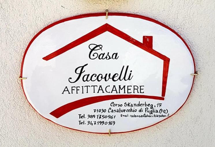 Casa Iacovelli Panzió Casalvecchio di Puglia Kültér fotó